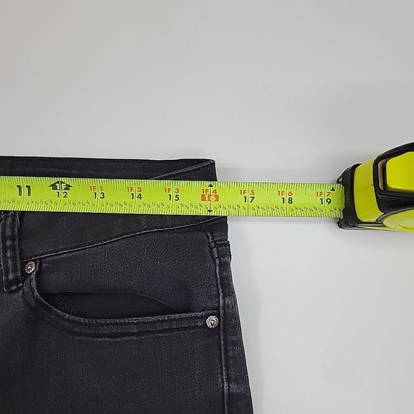 Needle And Cloth Jeans Black Skinny Ankle Women Size 14 Medium Rise Straight Leg - Picture 3 of 8